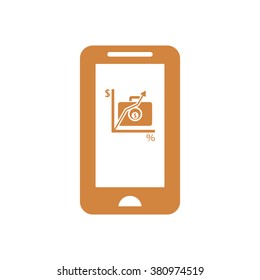  business Icon, vector illustration. Flat design style