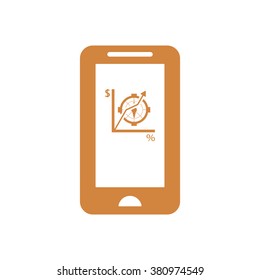  business Icon, vector illustration. Flat design style
