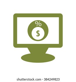  business Icon, vector illustration. Flat design style