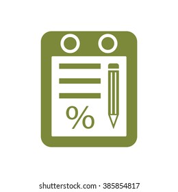  business Icon, vector illustration. Flat design style