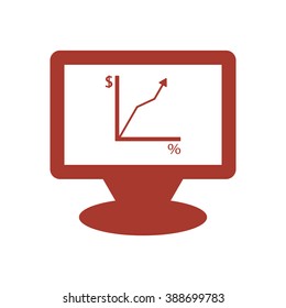  business Icon, vector illustration. Flat design style