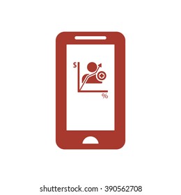  business Icon, vector illustration. Flat design style