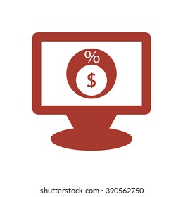  business Icon, vector illustration. Flat design style