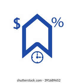  business  icon, vector illustration. Flat design style 