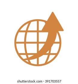  business Icon, vector illustration. Flat design style