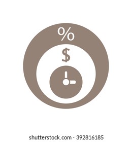  business Icon, vector illustration. Flat design style