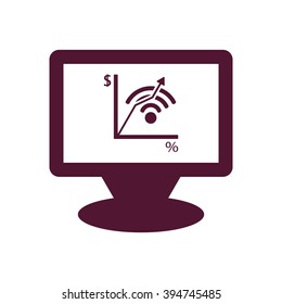  business Icon, vector illustration. Flat design style