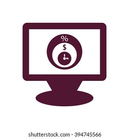  business Icon, vector illustration. Flat design style