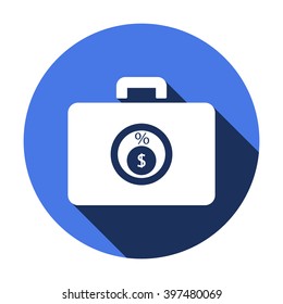  business Icon, vector illustration.  Flat design style