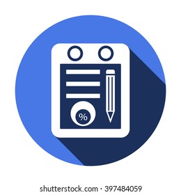  business Icon, vector illustration. Flat design style