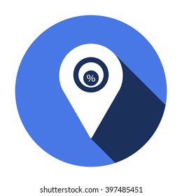  business Icon, vector illustration. Flat design style