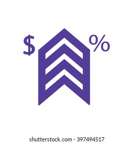  business  icon, vector illustration. Flat design style 