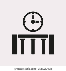 business Icon, vector illustration. Flat design style