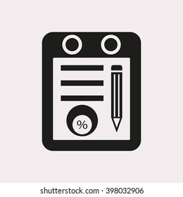  business Icon, vector illustration. Flat design style