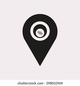 business Icon, vector illustration. Flat design style