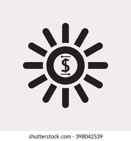  business Icon, vector illustration. Flat design style