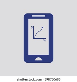  business Icon, vector illustration. Flat design style