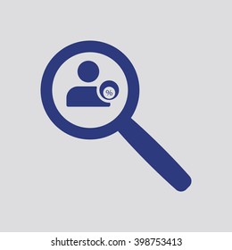 business Icon, vector illustration. Flat design style