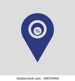  business Icon, vector illustration. Flat design style