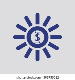  business Icon, vector illustration. Flat design style