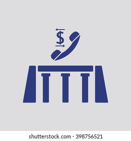  business Icon, vector illustration. Flat design style