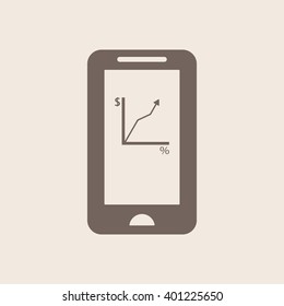  business Icon, vector illustration. Flat design style