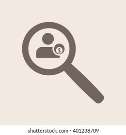  business Icon, vector illustration. Flat design style
