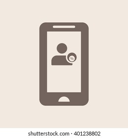  business Icon, vector illustration. Flat design style