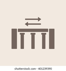  business Icon, vector illustration. Flat design style
