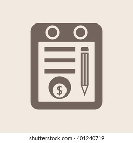  business Icon, vector illustration. Flat design style