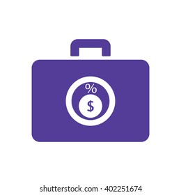 Business Icon, vector illustration.  Flat design style