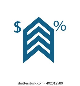  business  icon, vector illustration. Flat design style 