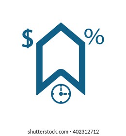  business  icon, vector illustration. Flat design style 