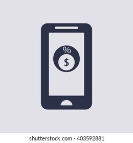  business Icon, vector illustration. Flat design style
