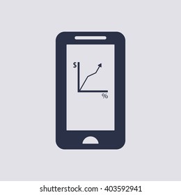  business Icon, vector illustration. Flat design style