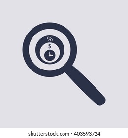  business Icon, vector illustration.  Flat design style