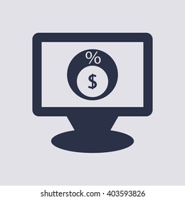  business Icon, vector illustration. Flat design style