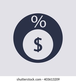  business Icon, vector illustration. Flat design style