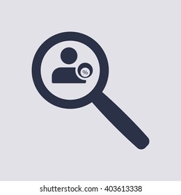 business Icon, vector illustration. Flat design style