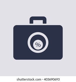  business Icon, vector illustration. Flat design style
