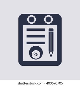  business Icon, vector illustration. Flat design style