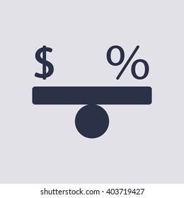  business  icon, vector illustration. Flat design style