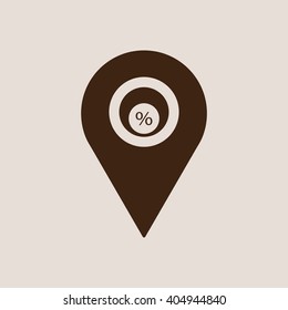  business Icon, vector illustration. Flat design style