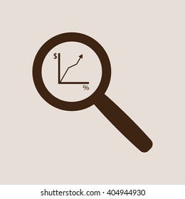  business Icon, vector illustration. Flat design style