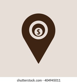  business Icon, vector illustration. Flat design style