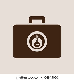  business Icon, vector illustration.  Flat design style
