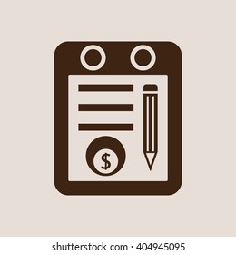  business Icon, vector illustration. Flat design style