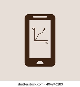  business Icon, vector illustration. Flat design style