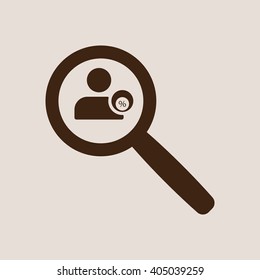  business Icon, vector illustration. Flat design style