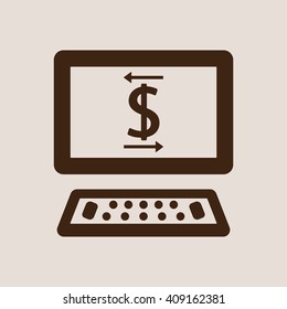 business Icon, vector illustration. Flat design style